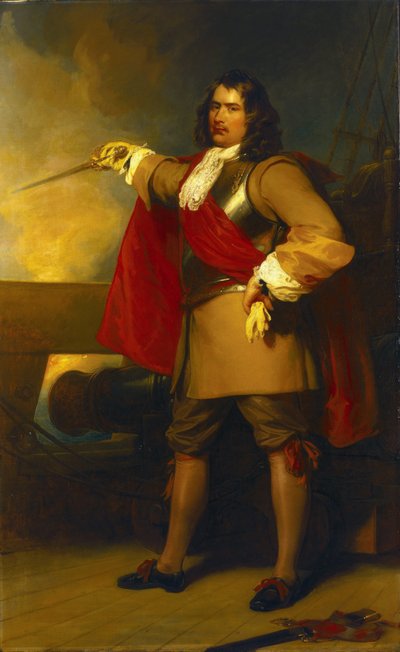 Retrato de Robert Blake de Henry Perronet Briggs