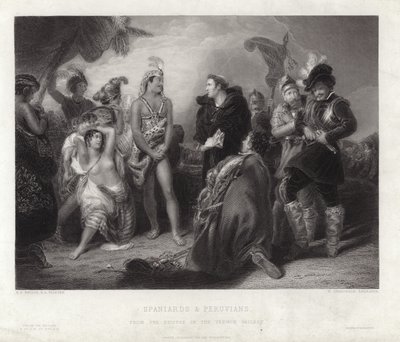 Españoles y peruanos de Henry Perronet Briggs
