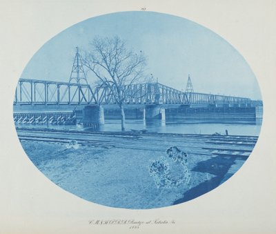 Puente C.M. & St. P. RR en Sabula, Ia. de Henry Peter Bosse