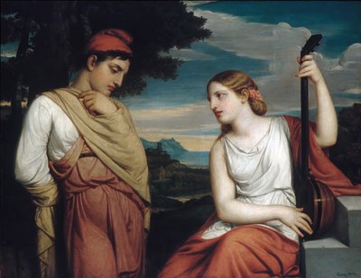 Los Amantes Griegos de Henry Peters Gray