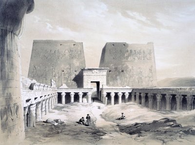 Edfu, siglo XIX de Henry Pilleau