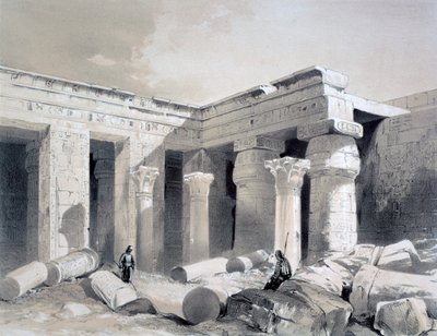 Medinet Abou, Tebas, Egipto, siglo XIX de Henry Pilleau