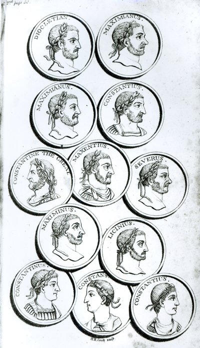 Retratos de emperadores romanos, de 