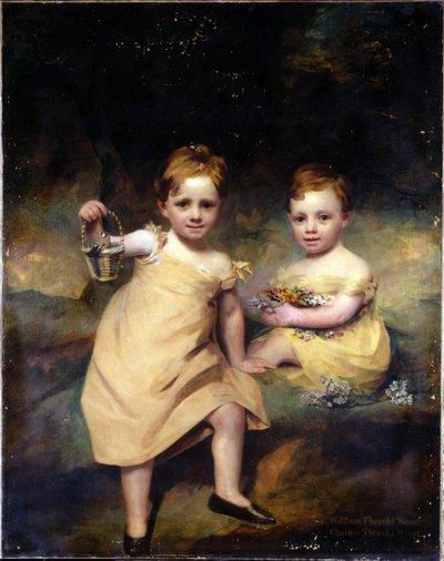 Doble retrato de William Thorold Wood y Charles Thorold Wood de Henry Raeburn