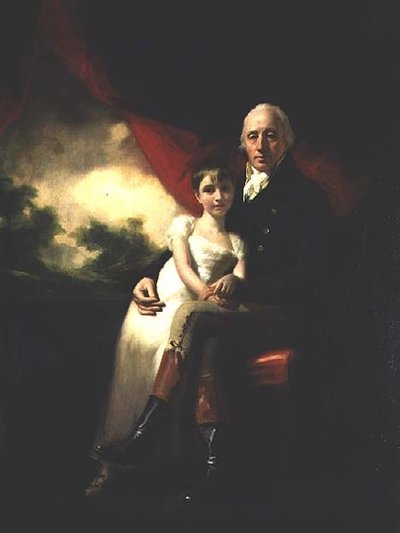 John Stirling de Kippendavie y su hija, Jane de Henry Raeburn