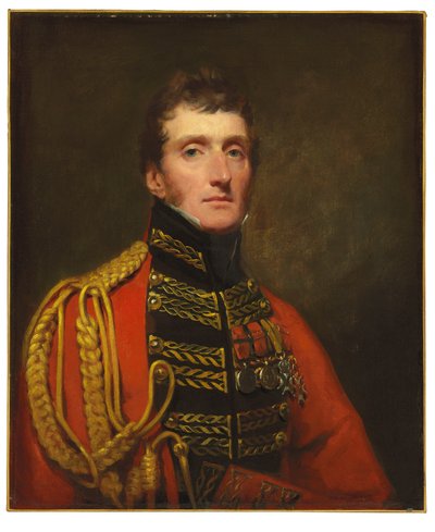 Retrato del Teniente General William Stuart, medio cuerpo, en uniforme de Henry Raeburn