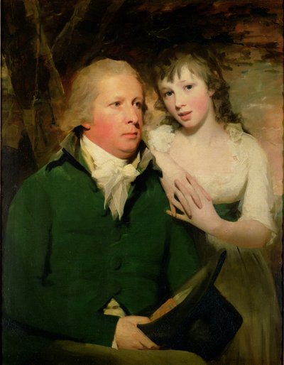 Sir Alexander Don con su hija Elizabeth de Henry Raeburn