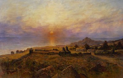 Fuerte Ross. Asentamiento de la Compañía Ruso-Americana, c. 1880 de Henry Raschen