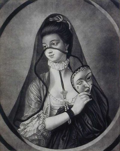 La monja justa desenmascarada, grabado por Carington Bowles (fl.1744-93) de Henry Robert (after) Morland
