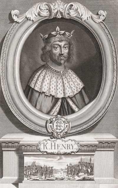 Enrique III, Rey de Inglaterra. Retrato de Henry Roberts