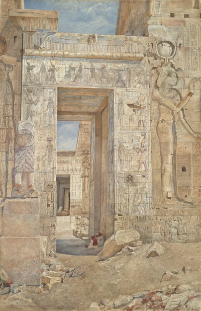 Templo en la isla de Philae de Henry Roderick Newman