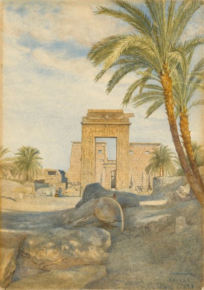 El templo de Karnak de Henry Roderick Newman