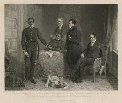 Dando testimonio ante el Comité de la Cámara de los Comunes de Henry Room