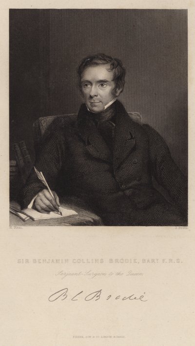Retrato de Sir Benjamin Collins Brodie de Henry Room