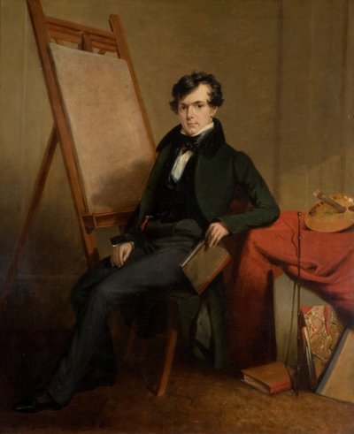 Retrato del artista (Autorretrato), 1826-1828 de Henry Room