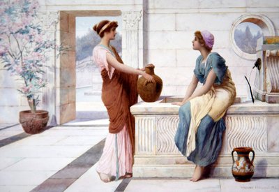 Chismes, c.1895 de Henry Ryland