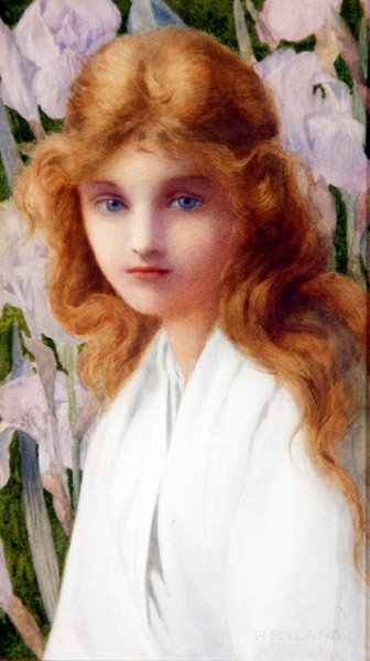 Iris, c.1885 de Henry Ryland