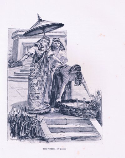 El hallazgo de Moisés de Henry Ryland
