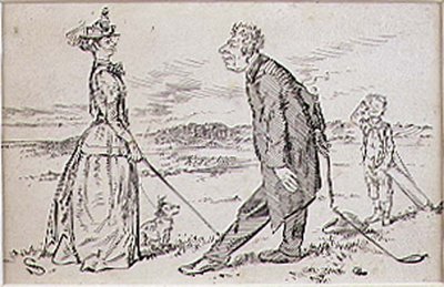 El Golfista Cortés, ilustración de la revista 