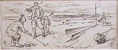 El Golfista Guiado, ilustración de la revista 