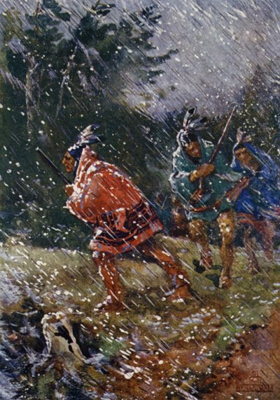 Caza en clima duro de Henry Sandham