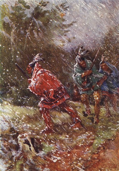 En la Senda de Guerra en Invierno de Henry Sandham