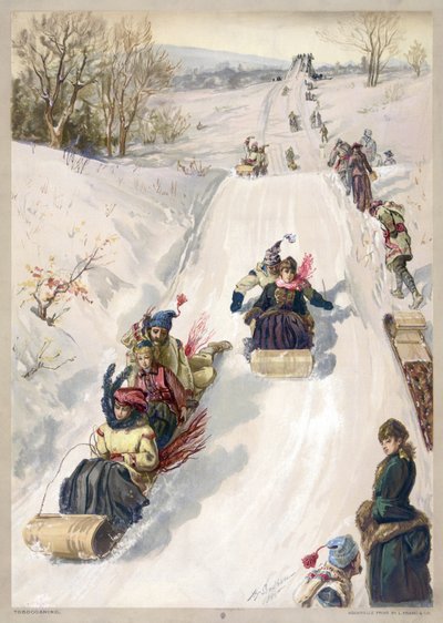 Tobogán en el campo de Henry Sandham