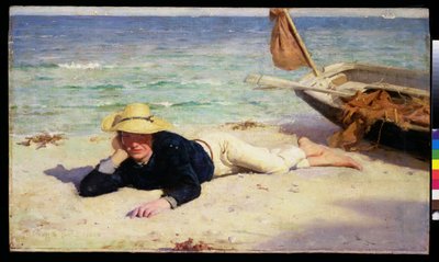 Un caluroso día de verano de Henry Scott Tuke