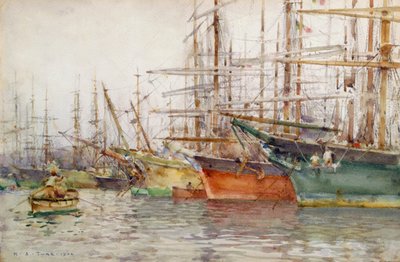 Puerto de Génova, 1904 de Henry Scott Tuke