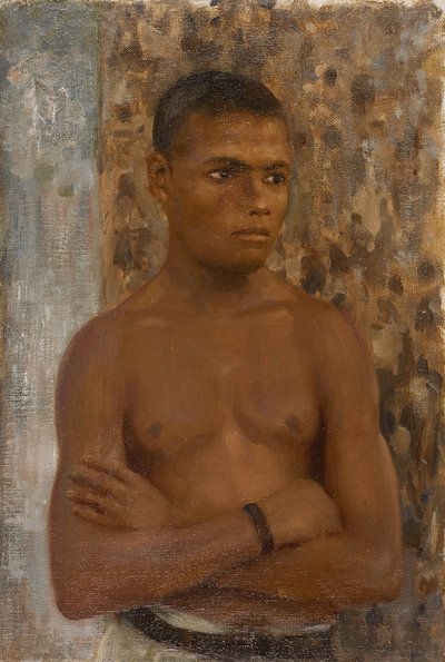 Medio cuerpo de Ralph, 1923 de Henry Scott Tuke