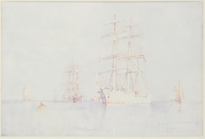 Clíperes Amarrados, 1914 de Henry Scott Tuke