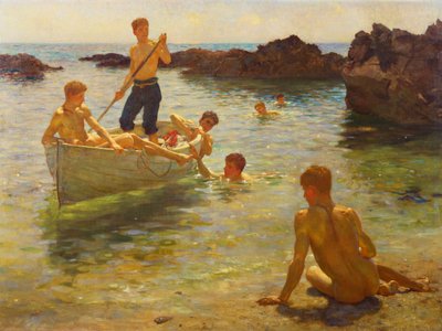 Esplendor de la Mañana, 1922 de Henry Scott Tuke