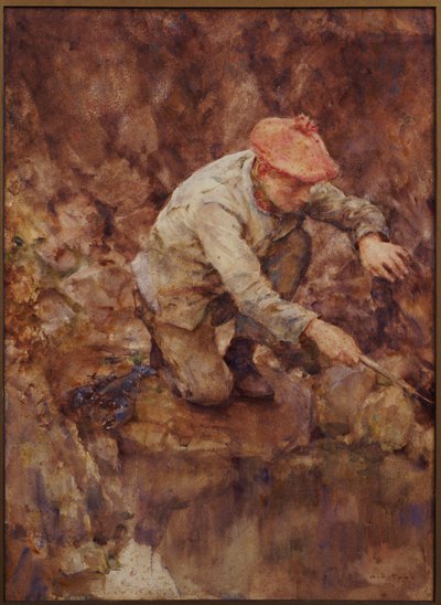 Pescando Langosta de Henry Scott Tuke