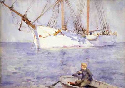 Efecto de atardecer de Henry Scott Tuke