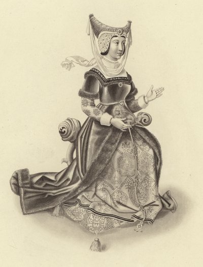 Constancia Duquesa de Lancaster, esposa de Juan de Gante de Henry Shaw