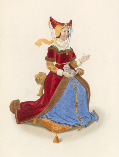 Constancia, Duquesa de Lancaster, Esposa de Juan de Gante de Henry Shaw