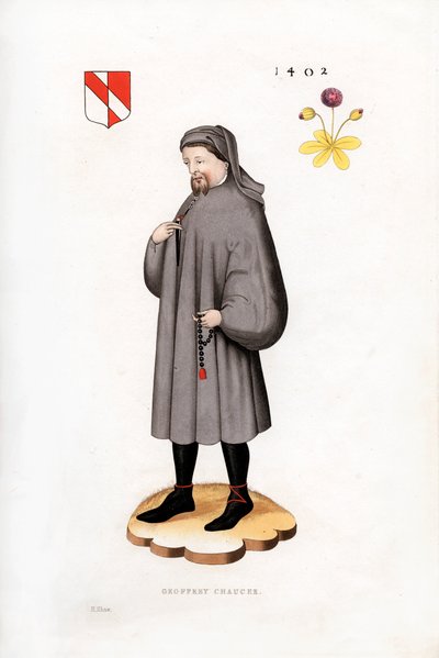 Geoffrey Chaucer, 1402, 1843 de Henry Shaw