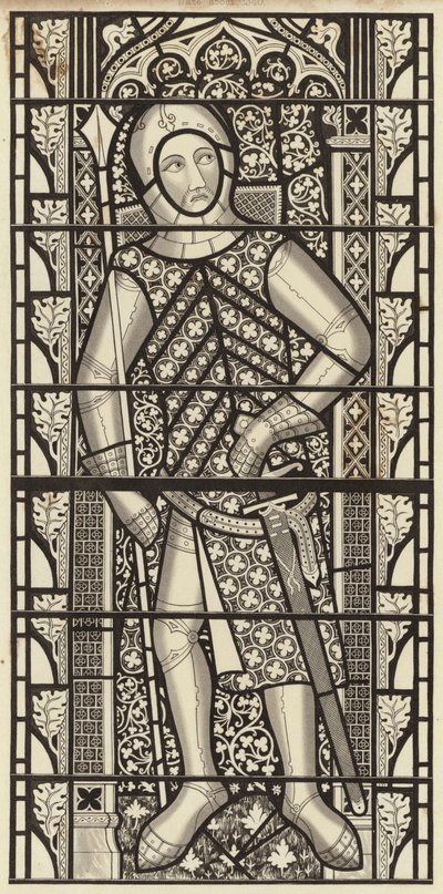 Gilbert de Clare, Conde de Clare, de la Iglesia de la Abadía de Tewkesbury, alrededor de 1340 de Henry Shaw