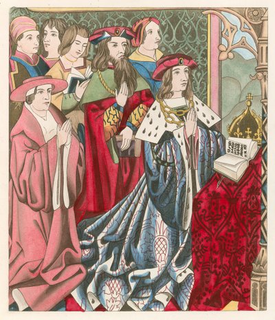 Enrique VI y su corte de Henry Shaw