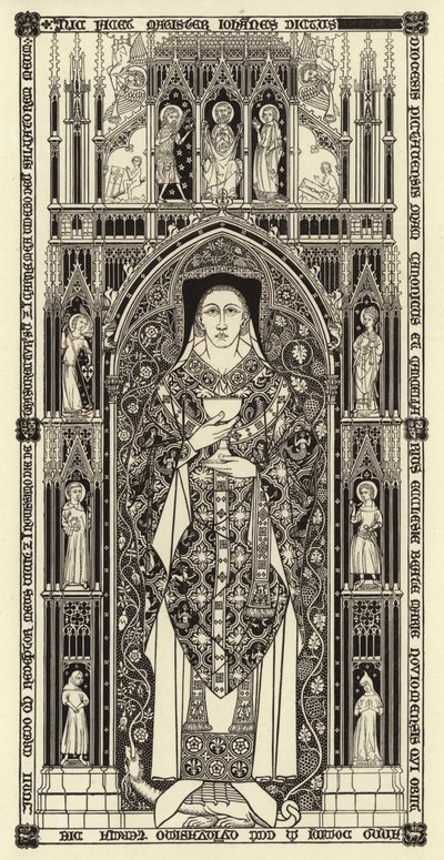 Losa incisa, c 1350 de Henry Shaw