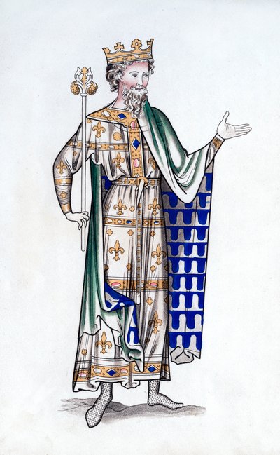 Rey, finales del siglo XII, 1843 de Henry Shaw