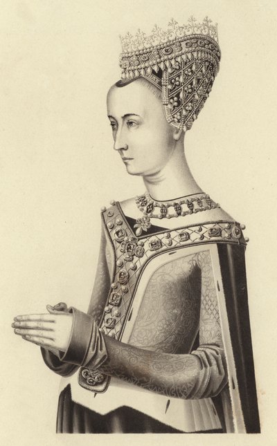 Margarita, Reina de Jacobo III de Escocia, alrededor de 1483 de Henry Shaw