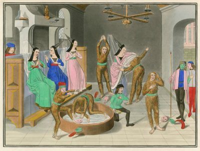 Máscara de Carlos VI de Francia, finales del siglo XV de Henry Shaw