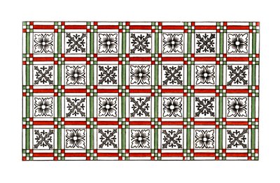 Pavimento ornamental, siglo XV, 1843 de Henry Shaw