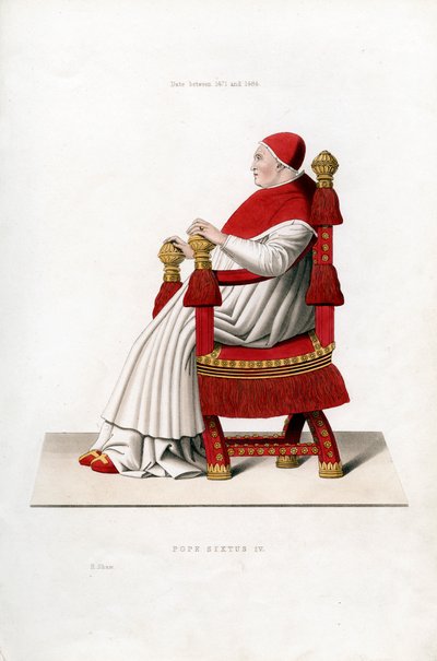 Papa Sixto IV, 1471-1484 de Henry Shaw