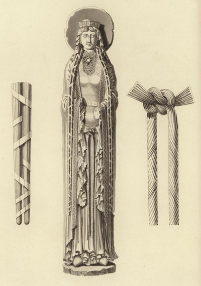 Reina Clotilde, alrededor del año 1100 de Henry Shaw