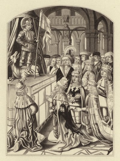 Soberanos de Europa adorando a San Jorge de Henry Shaw