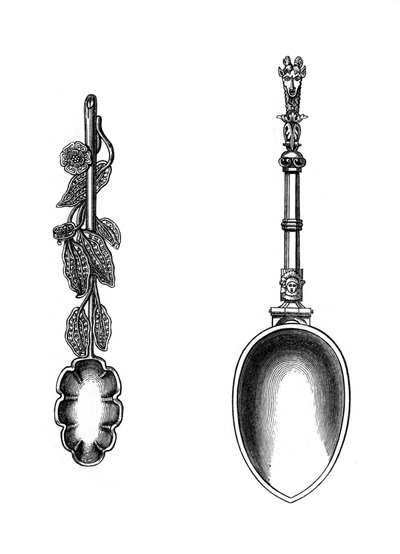 Cucharas, siglo XVI, 1843 de Henry Shaw
