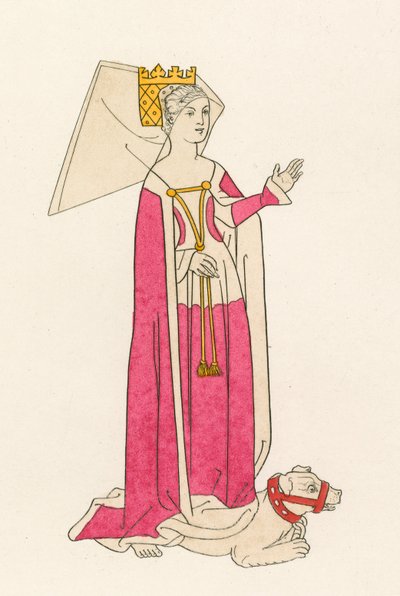Lady Anne, esposa de Ricardo III, 1483-85 de Henry Shaw