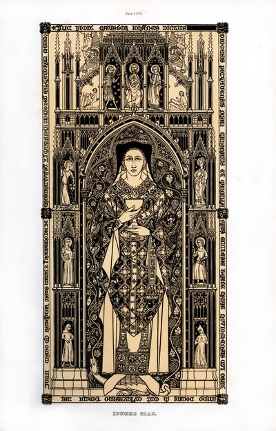 El canónigo de Poitiers, c1350, 1843 de Henry Shaw